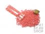 Opaque Lustered Coral Size 11-0 Seed Beads
